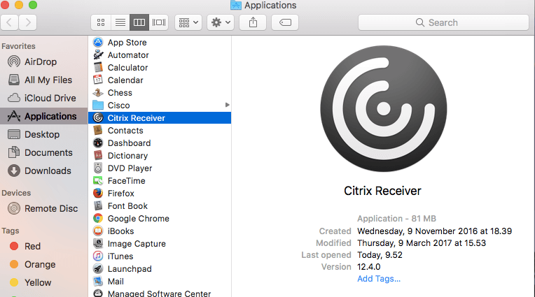 what is a citrix receiver
